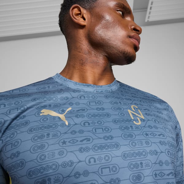 Jersey Hombre Neymar JR "BNA", Blue Horizon-Pelé Yellow, extralarge
